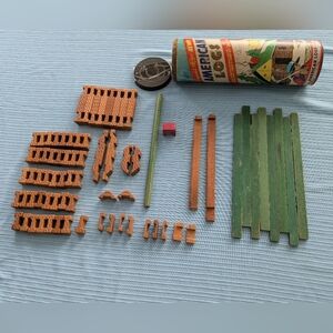 Vintage American Logs Building Set